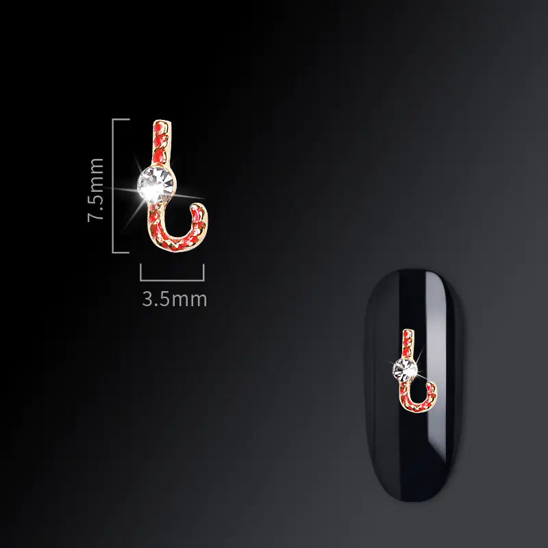 Frosty Flair Christmas Nail Charms