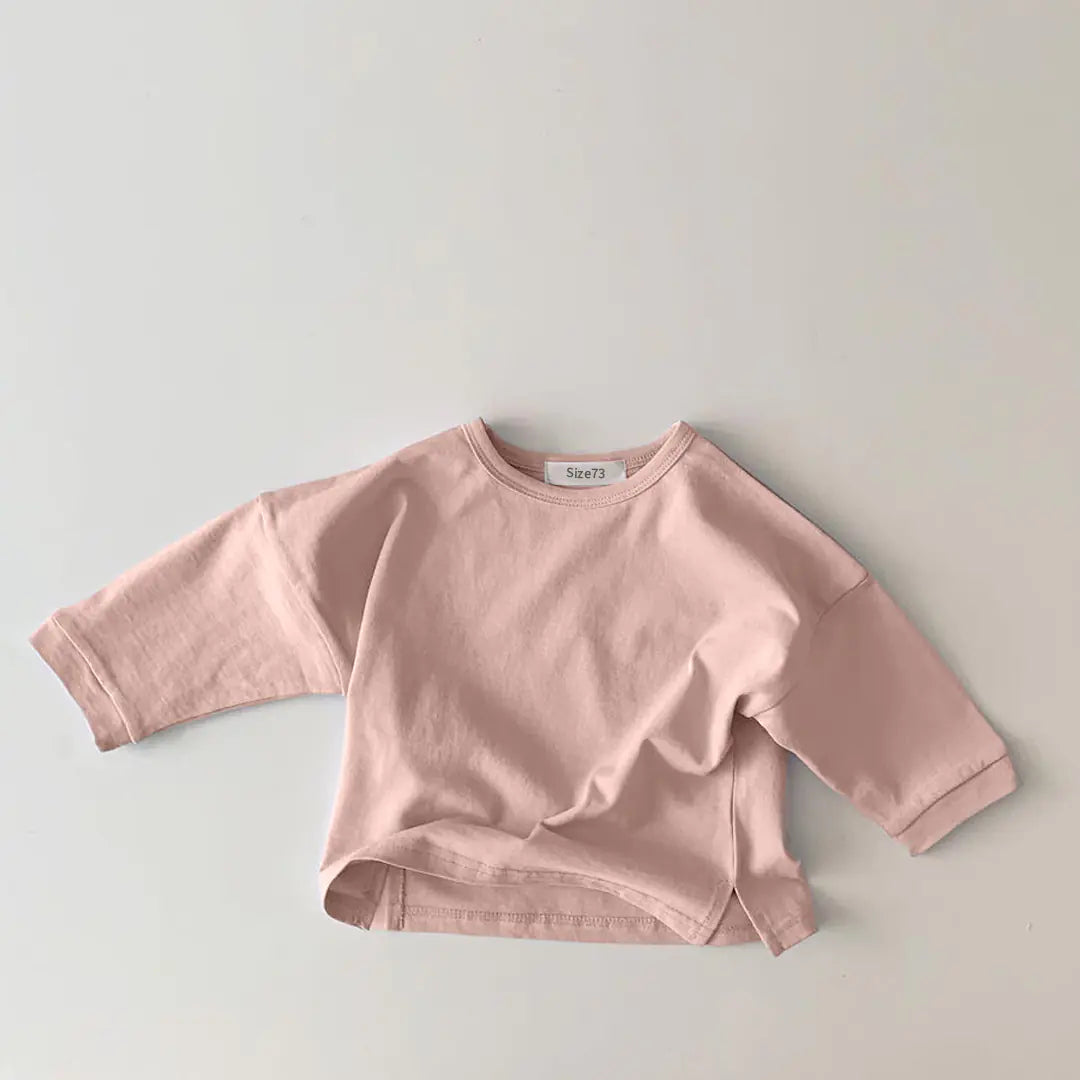Baby Brushed-Cotton Cozy Tee