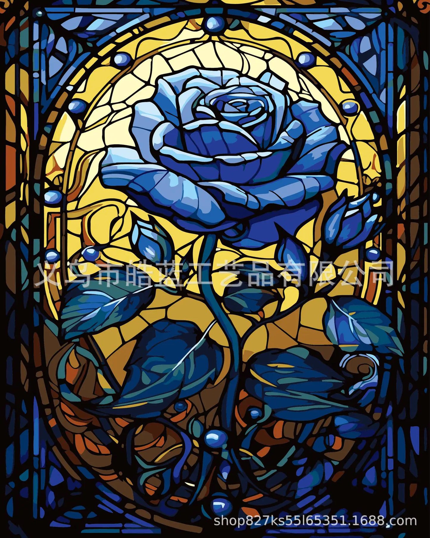 DIY Elegant Glass Oil Painting Kit