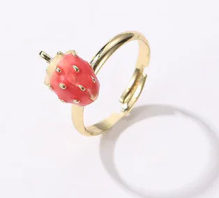 Strawberry Necklace for Girls - Chic Minimalist Design